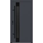 Feldmann und Mayer Aluminium-Haustür DS82 Design Blackline M34 in Anthrazit