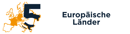 Europakarte, die zeigt, in welchen 5 Ländern Letwork vertreten ist